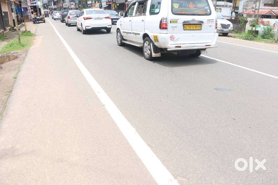 Commercial land 2 acres MC road side Kottayam-Caritas 8 lakh/cent