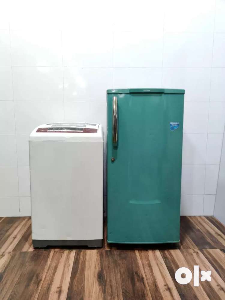 Lg refrigerator and top load fully automatic washing machine