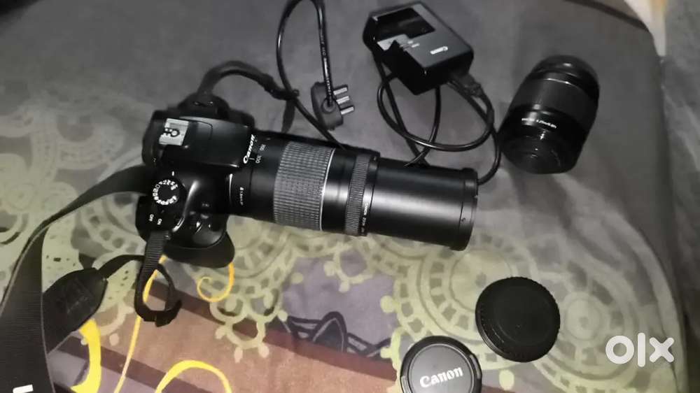 CANON EOS 1100D new condition 2 lens