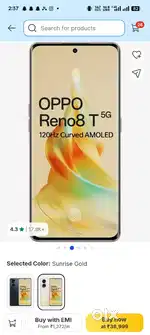 Oppo reno 8t