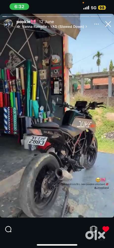 Ktm duke 390 bs4 full new condition