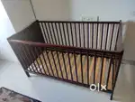 Baby cot hardly used