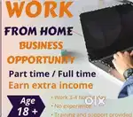 Work from home part time and full time