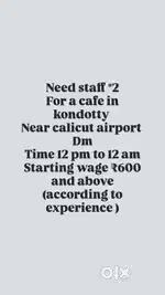 Per day 600 to above according to experience. 12 pm to 12 am