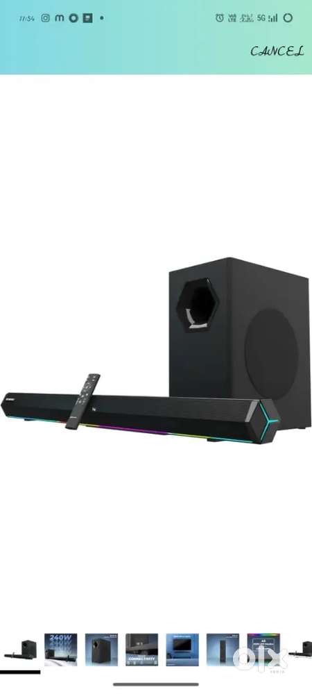 Zebranicjuke bar 6100 2.1sound bar