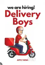 We are hiring delivery boys