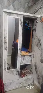 Almirah with shoe rack and lock