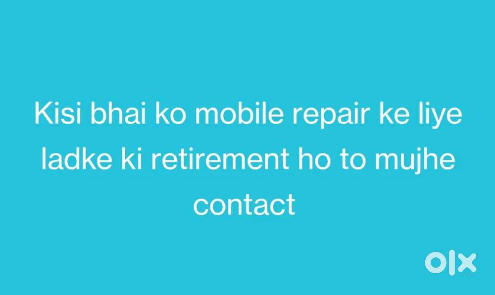 Mobile repairing boy