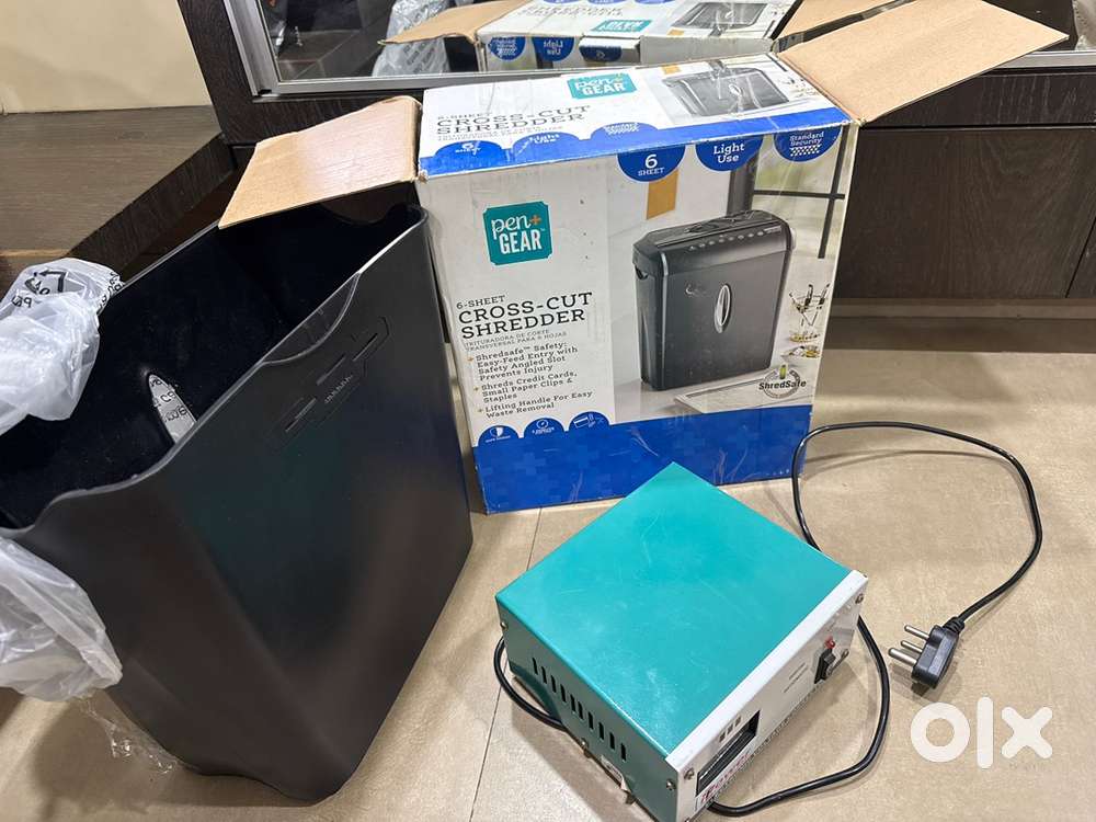 6 Sheet cross cut shredder