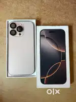 Iphone 16 pro 256gb five months old box accessories with Bill