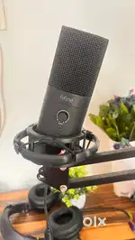Fifine USB gaming microphone kit, plug and play for pc