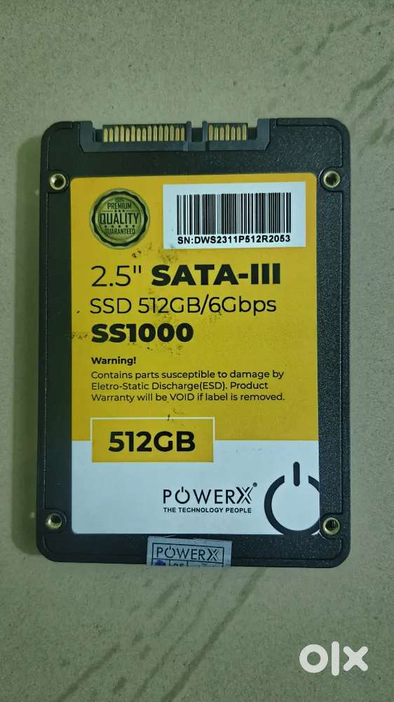 SSD SATA 512GB 6GBPS  Solid State Drive (512GB)