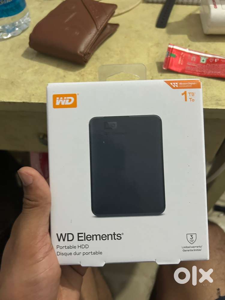 Western Digital WD 1TB Elements Portable Hard Disk Drive(unboxed)