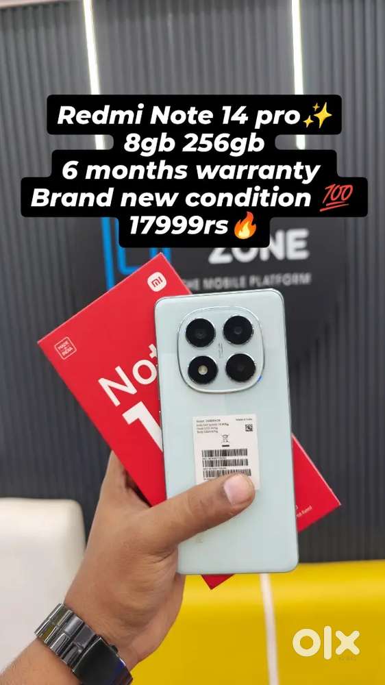 Price drop: mi note 14 pro 8gb 256gb not even single scratch low price
