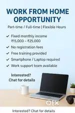Work from home jobs - part time/full time jobs - weekly payment