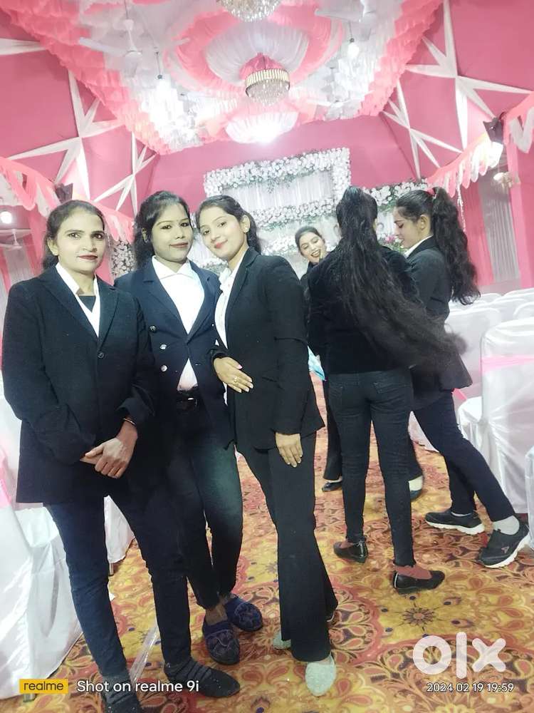 Waiter job male nd female