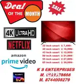 32 INCH SMART LED TV @ 7,499 /-