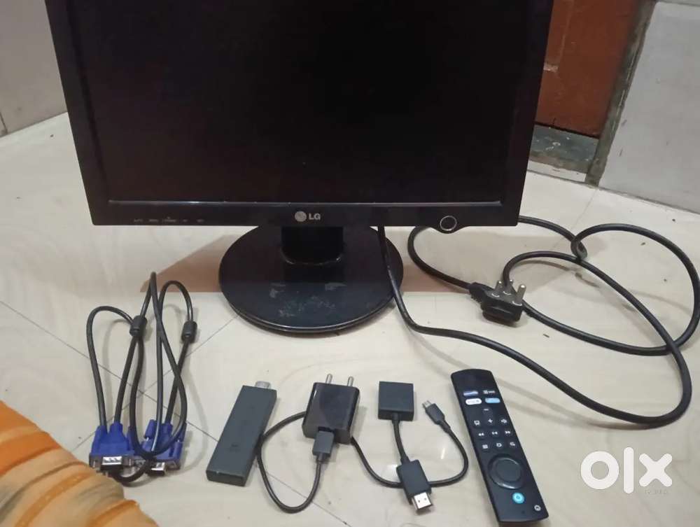 Lg 17 inch monitor with amazon fire TV stick