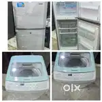 I'd78 samsung double door fridge with washing machine