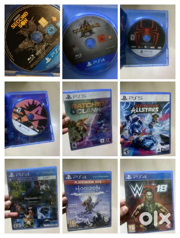 Ps4 and Ps5 game cd