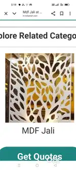 Mdf jali for home decor