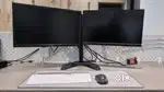 Monitor Stand for 2 screens (upto 27 inch)