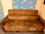 7 Seater Teak Wood (Sagwan) Sofa  Excellent Condition