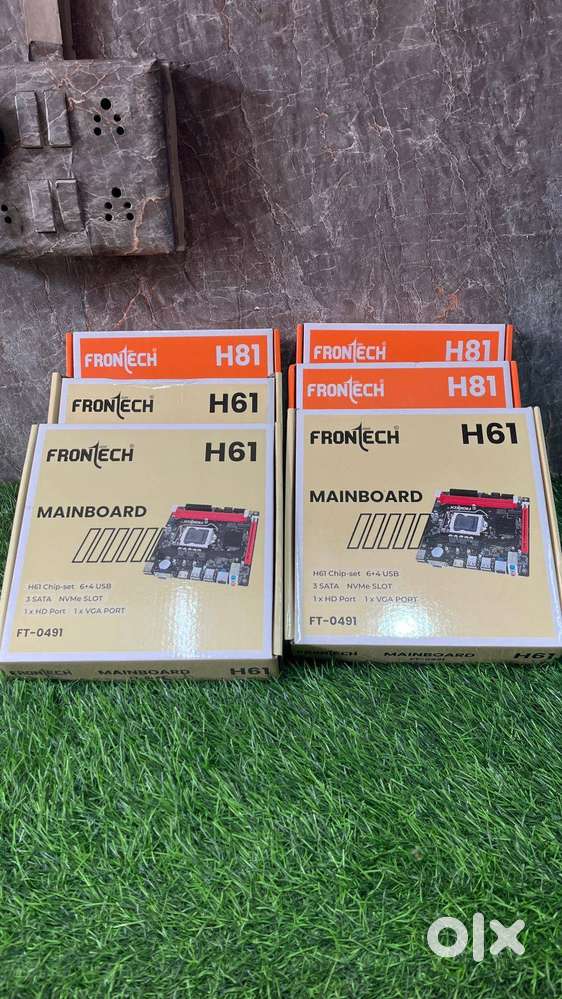 NEW MOTHERBOARD H61, H81 INTEL CORE I5, I7 3RD AND 4TH GEN SUPPORTED