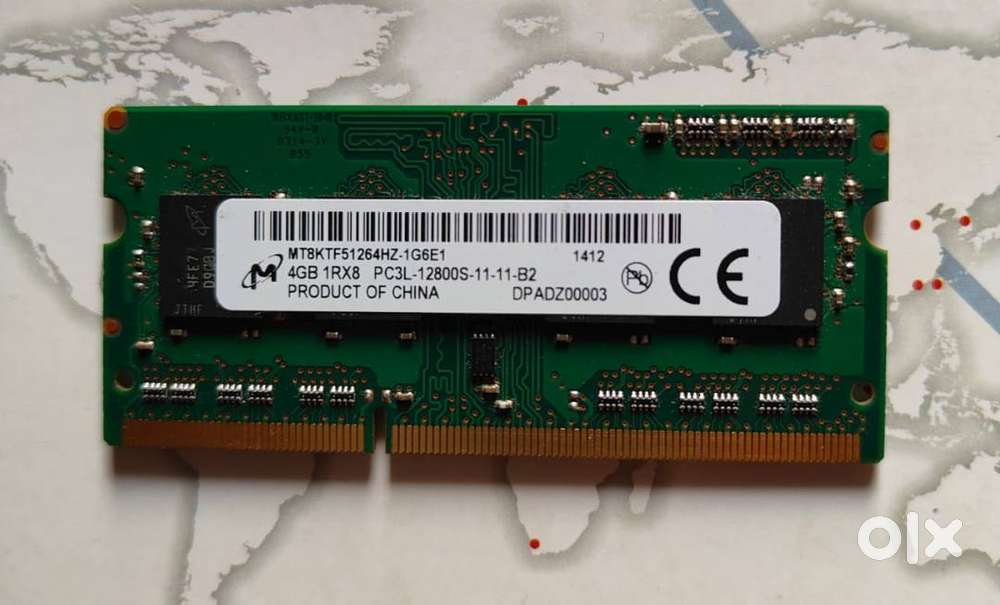 Micron 4 GB DDR3 800 MHz for Laptop MT8KTF51264HZ-1G6E1