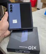 Samsung dold 6 256Gb blue indian in warranty