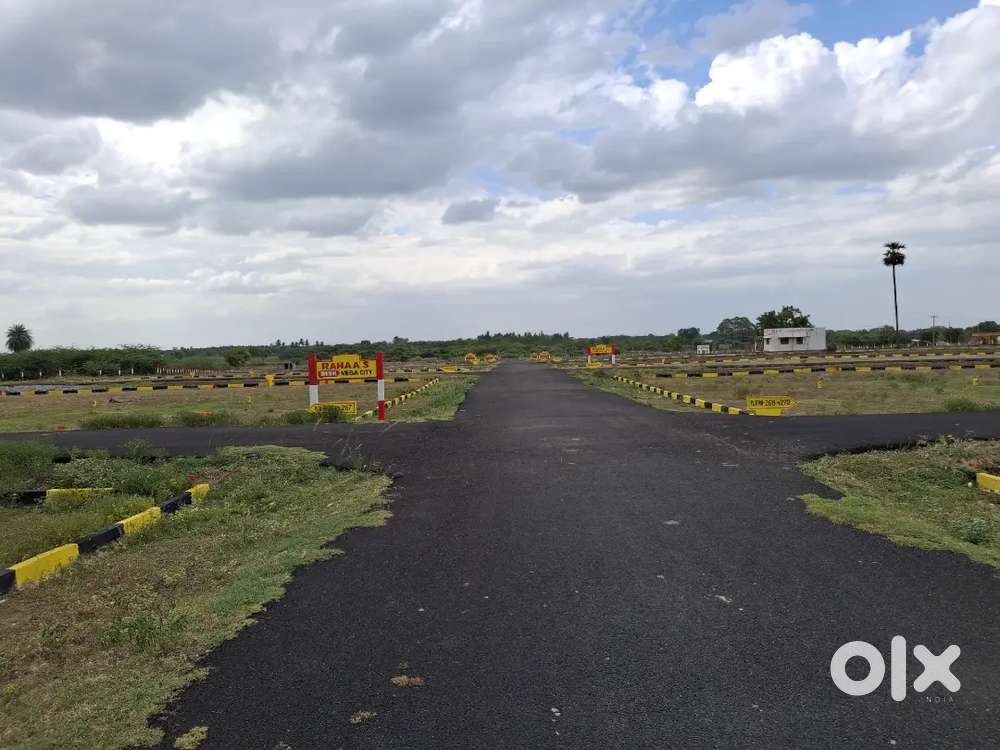 Thakkolam railway station near airport land for sale