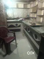 Wooden counter and furniture
