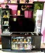 TV Stand with Glass doors