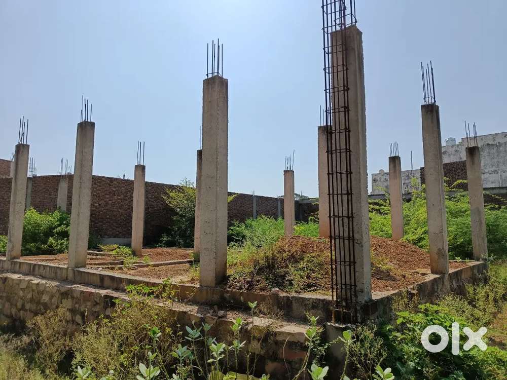 Plot nearby 100ft road gated township