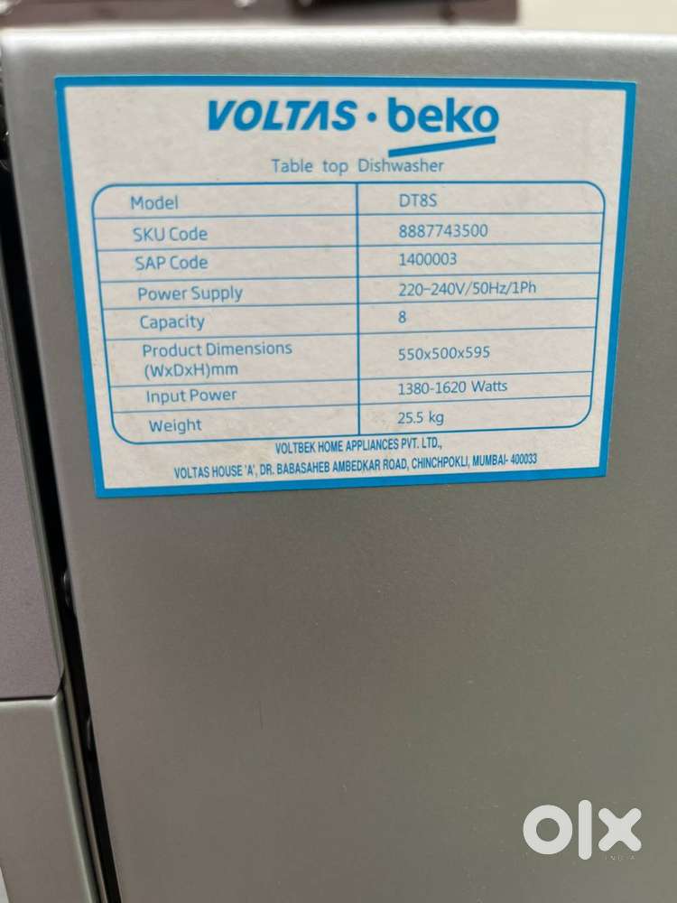 Voltas Dishwasher Beko