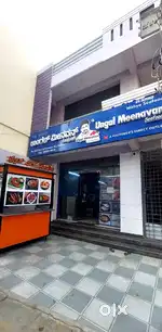 Fish shop and fry cart