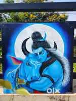 Lord Shiva canvas painting