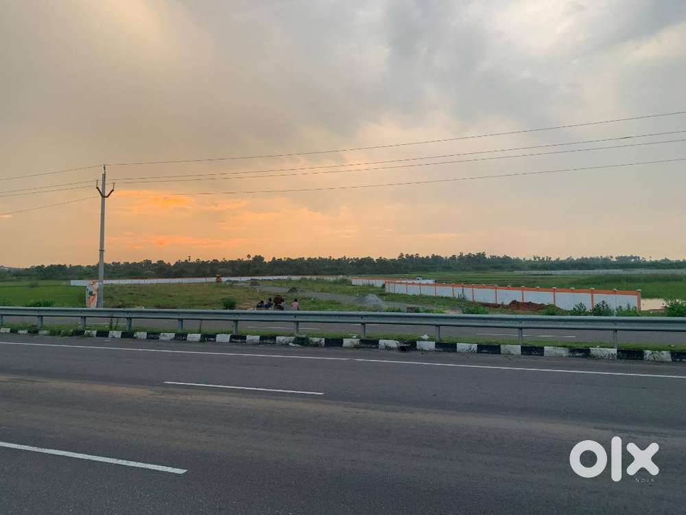 National Highway facing North west& South EastCorner plots Bhogapuram