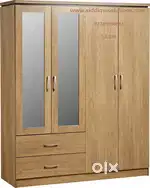 New brand best quality 4 doors wooden wardrobe get direct from factory