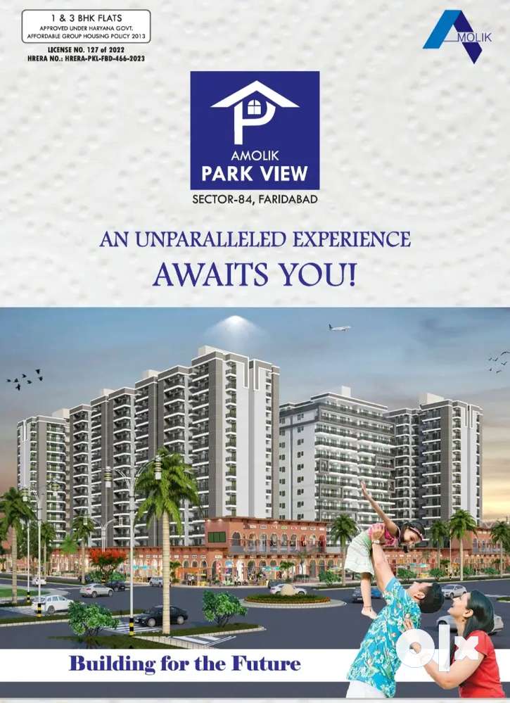 BOOK 3 BHK FLAT IN SECTOR 84 GREATER FARIDABAD 35.99 Lacs Only