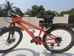 Hercules Rodeo Hank Neon Orange Gear Bicycle