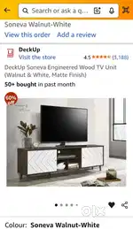 Tv unit from deckup