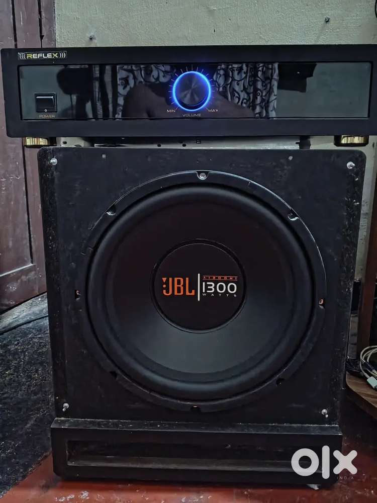 REFLEX AUDIO 400Wats RMS ACTIVE SUB AMP WITH 12 INCH JBL SUBWOOFER BOX