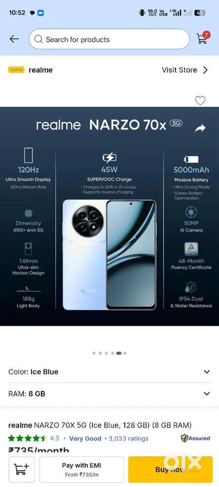 Realme Narzo 70x 5G