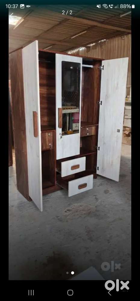 3door wardrobe 3door Almira 3door cupboards factory to direct customer