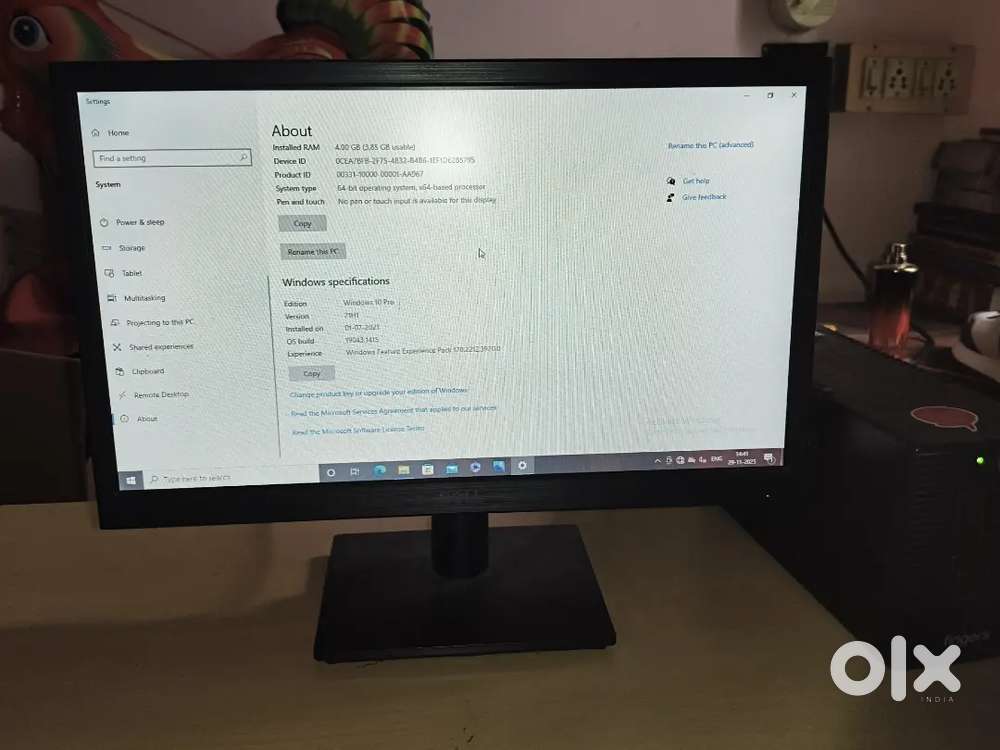 Dell pc Intel Pentium gold G6400