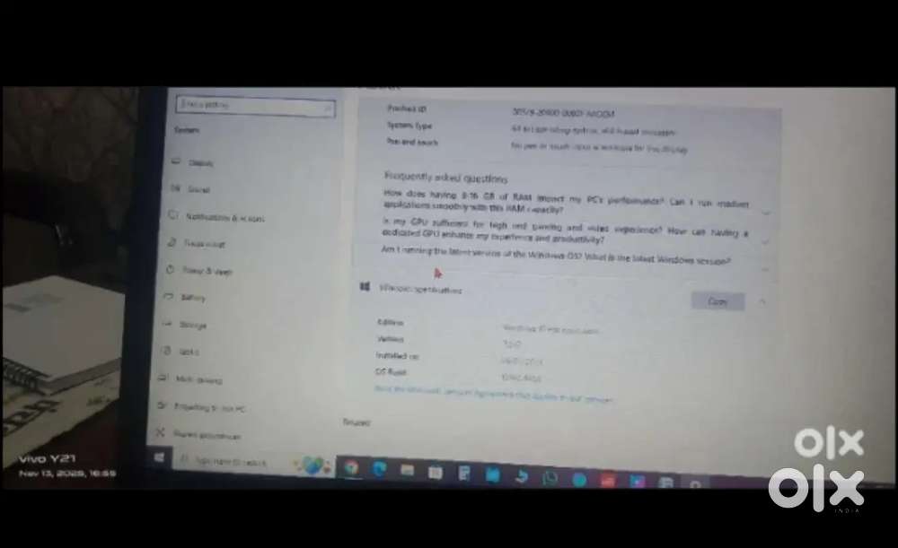 DeLL laptop i5 ram8gb,256GB SSD, prosser 64bit,and 128 graphics card,