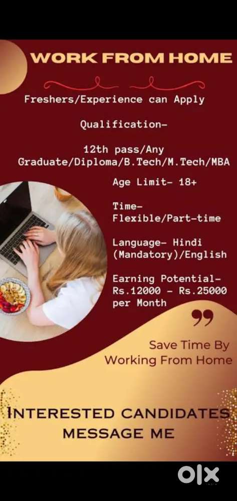 WORK FROM HOME GENUINE OPPORTUNITY