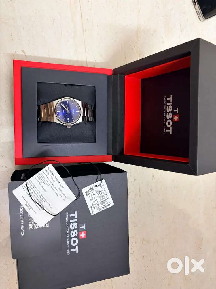 Tissot prx blue dial 35mm watch stainless steel