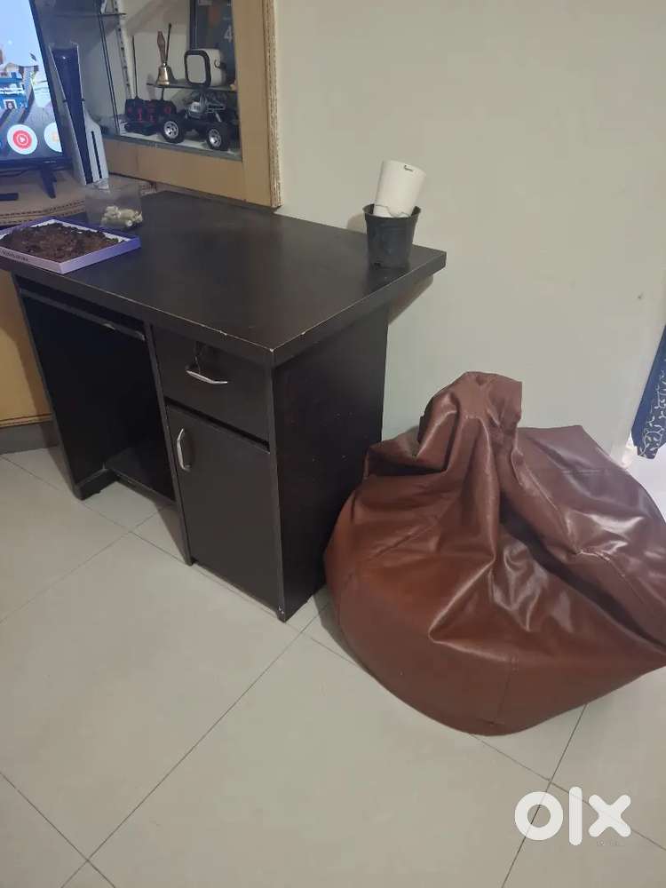 Table for WFH and Bean bag(with beans)